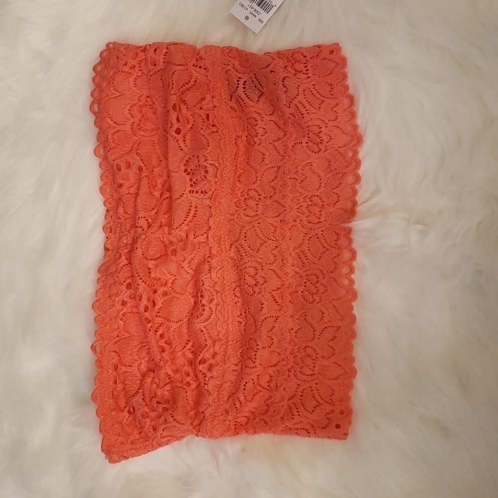 𝅺AERIE Longline Coral Lace Bralette NWT